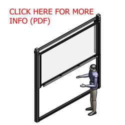 Heavy Duty Counter Weighted Door