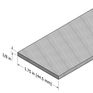1/8" aluminum flat stock