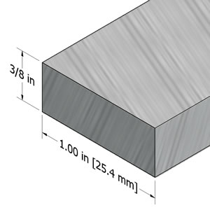 3/8" aluminum bar stock