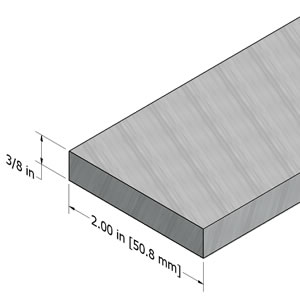 3/8" aluminum bar stock