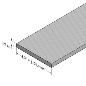 3/8" aluminum bar stock