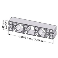 T-Slot Extrusion 45x180 G