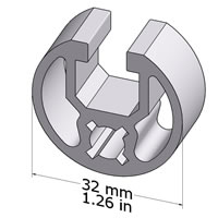 T-Slotted Handle Profile