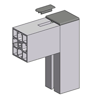 End Cap For Power-Lock Access Slot On G Series Profiles