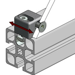 Use to bring panels flush with frame