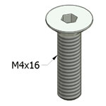 Stainless Steel T-Slot Square Nuts For MiniTec Aluminum Extrusions