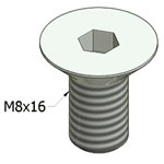 T-Slot Square Nuts For MiniTec Aluminum Extrusions
