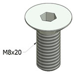 T-Slot Square Nuts For MiniTec Aluminum Extrusions