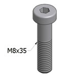 Stainless Steel T-Slot Square Nuts For MiniTec Aluminum Extrusions