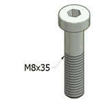 T-Slot Square Nuts For MiniTec Aluminum Extrusions