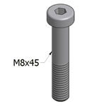 Stainless Steel T-Slot Square Nuts For MiniTec Aluminum Extrusions