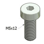 T-Slot Square Nuts For MiniTec Aluminum Extrusions