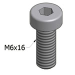 Stainless Steel T-Slot Square Nuts For MiniTec Aluminum Extrusions