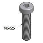 Stainless Steel T-Slot Square Nuts For MiniTec Aluminum Extrusions