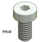 T-Slot Square Nuts For MiniTec Aluminum Extrusions