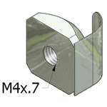 T-Slot Square Nuts For MiniTec Aluminum Extrusions