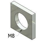 T-Slot Square Nuts For MiniTec Aluminum Extrusions